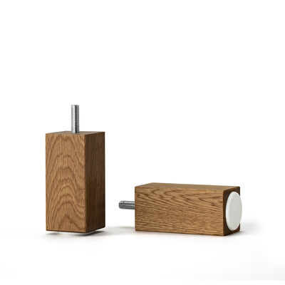 Fyrkantsben i oljad ek