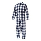 Pyjamas med blå tern image number 0